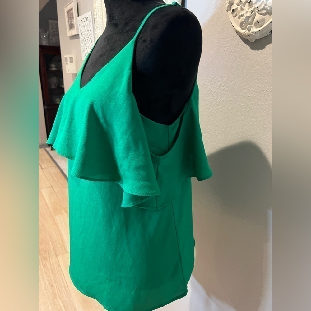C Luce green off the shoulder top - Picture 4 of 7